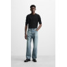 RELAXED STRAIGHT-LEG JEANS